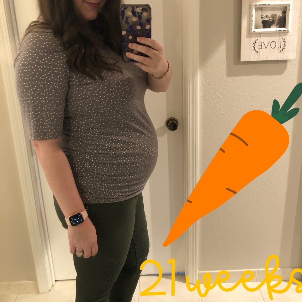 A Glow Maternity Top
